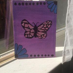 simple butterfly painting